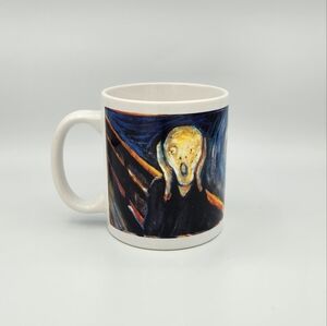 Vintage The Scream Edvard Munch Painting Coffee Tea Mug Cup 1996